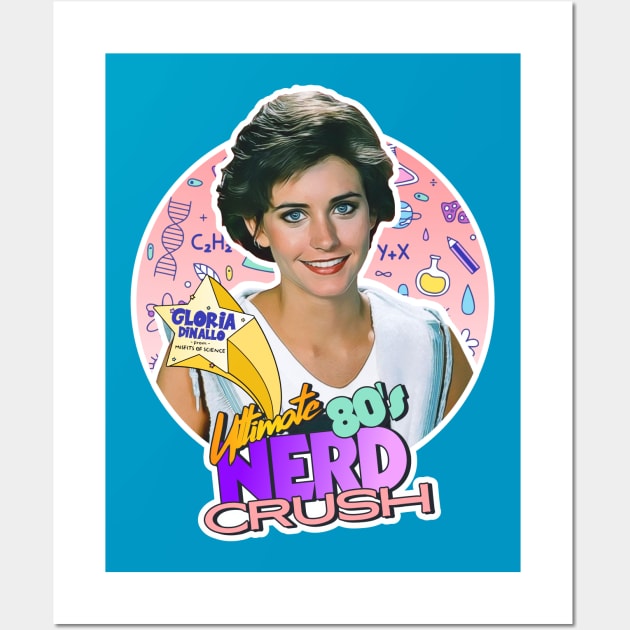 Misfits of Science ● Gloria Dinallo Ultimate 80s Nerd Crush Wall Art by darklordpug